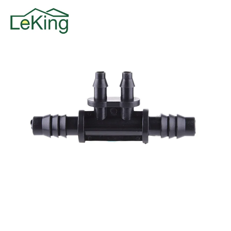

10pcs 8/11 mm Hose to 4/7 mm Hose 4-way Connector Sprinkler Irrigation Drip Irrigation Supplies For Family Garden Park Lawn