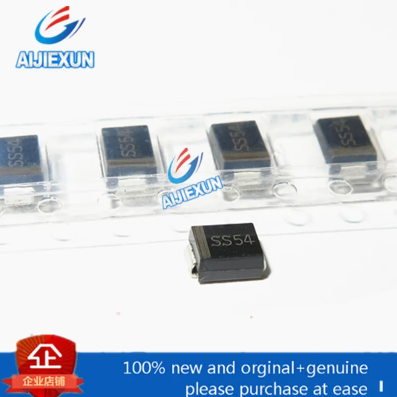 Новинка 100% оригинальный выпрямитель Шоттки SMB SS54 30 шт. бесплатная