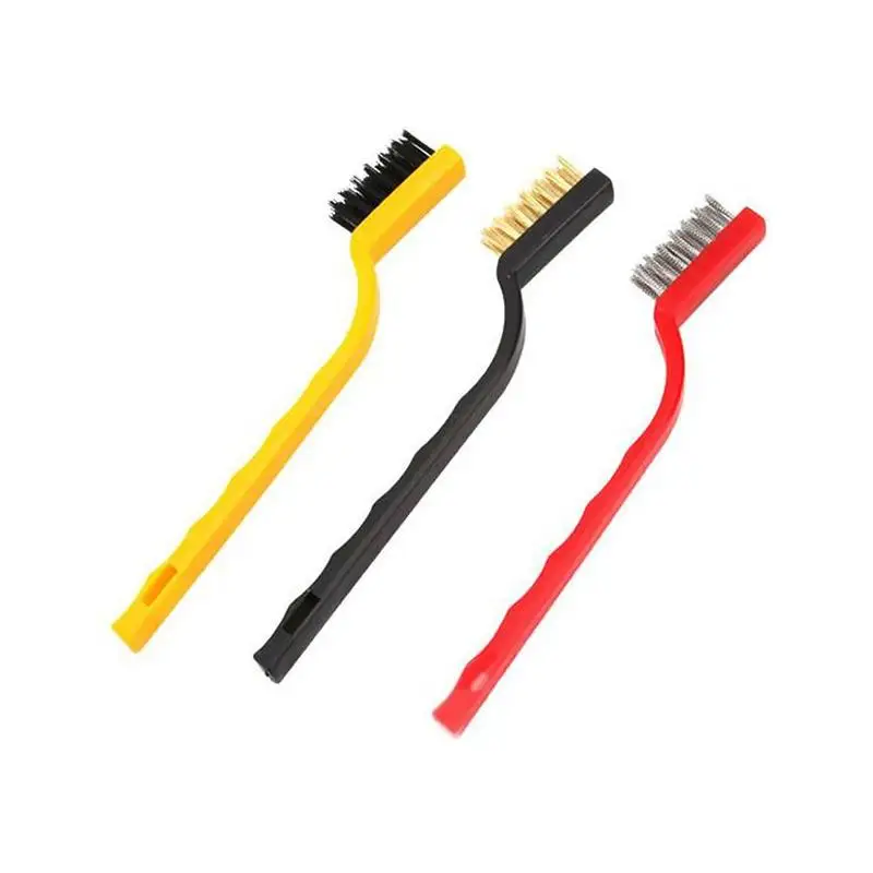 Buy 3 Pcs Long Handle Kitchen Gas Stove Cleaning Brush