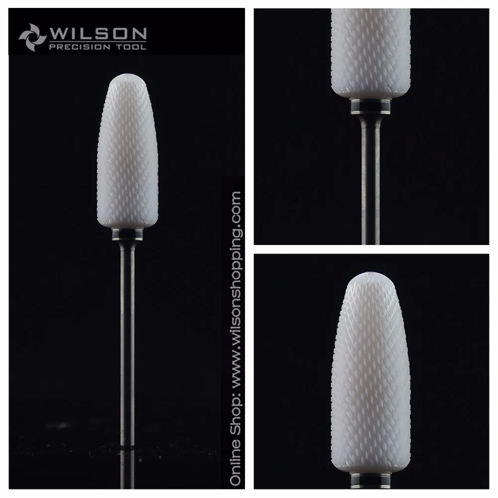 

X-Large Flame Bit White Ceramic Pedicure Drill Bit - Remove Foot Calluses Bit - Extra Coarse(610588)