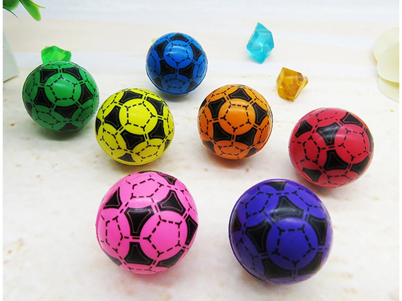 100 шт. детская игрушка мяч Цветной прыгающий мяч резиновый Открытый игрушки детские спортивные игры эластичные Кубок мира жонглирование
