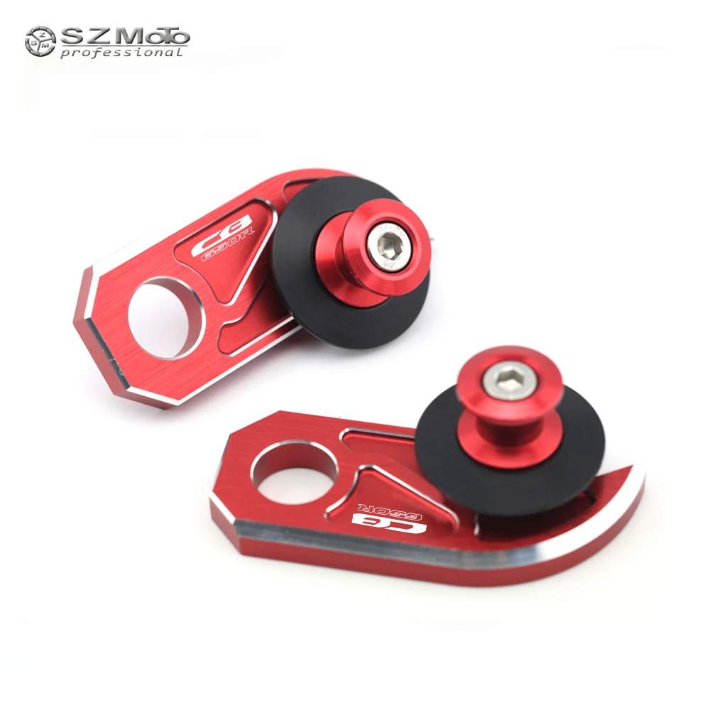 

For HONDA CB 650R CB650R 2018 2019 Motorcycle Accessories Aluminum Swingarm Spools slider stand screws Logo CNC