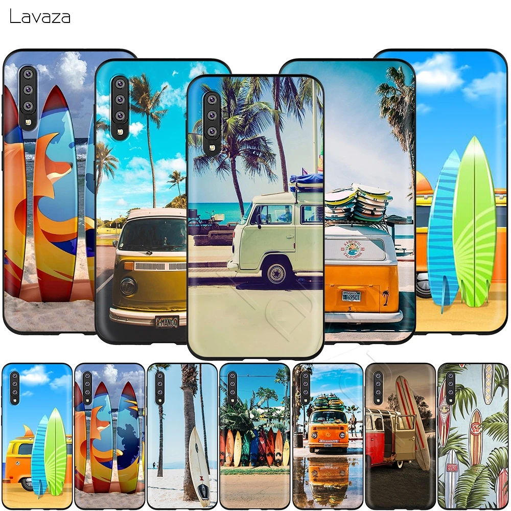 Чехол для телефона Lavaza Combi Van Surf Samsung Galaxy S6 S7 Edge J6 S8 S9 S10 Plus A3 A5 A6 A7 A8 A9 Note 8 9 |