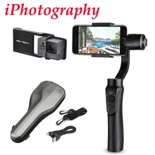 Zhiyun Smooth Q 3-Axis Handheld Gimbal Portable Stabilizer for iPhone 7 6 6s + Smooth Plate suit for Gopro Hero 5 4 3