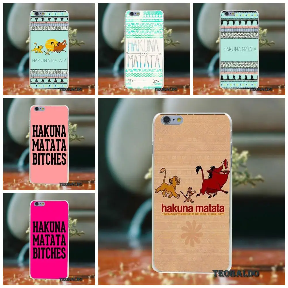Bixedx Hakuna Matata For Xiaomi Redmi 4 3 3S Pro Mi3 Mi4 Mi4i Mi4C Mi5 