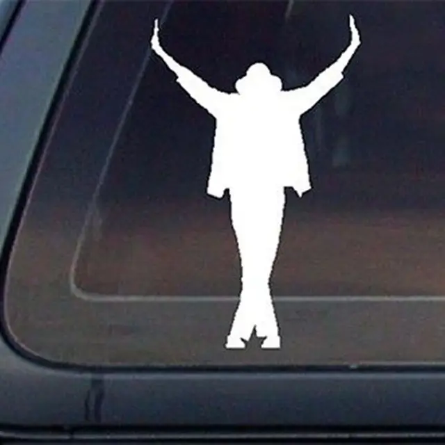 mj michael jackson silhouette this is it car decal