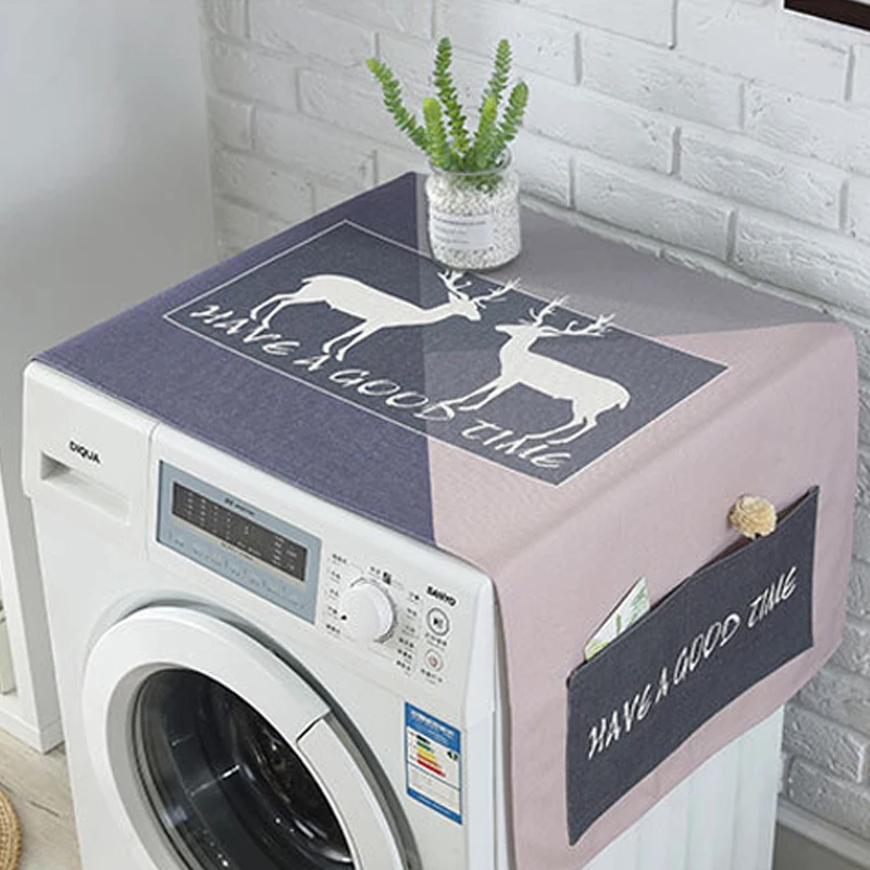 Фламинго Водонепроницаемый пылезащитный чехол для холодильника с Бытовая сумка для хранения Кухня чехол для стиральной машины предметы домашнего обихода