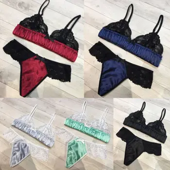 

Women 2 Piece Lingerie Sexy Lace Sleepwear Pajama Short Sets Charm Sleepwear