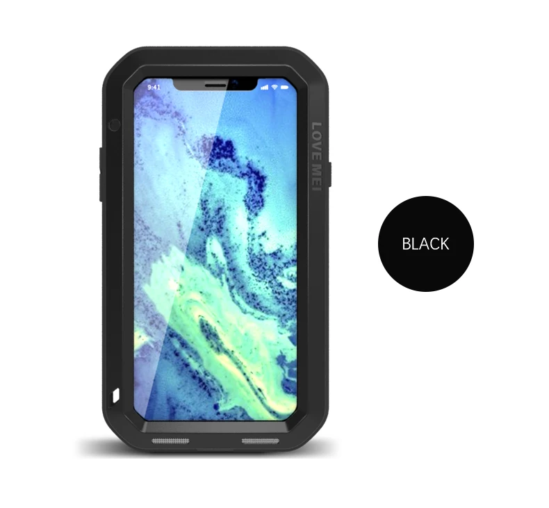 Gorilla glass) LOVE MEI мощный чехол для iphone 11 Pro Max X XS чехол для Max XR для iphone 8 6 6s 7 Plus водонепроницаемый алюминиевый чехол