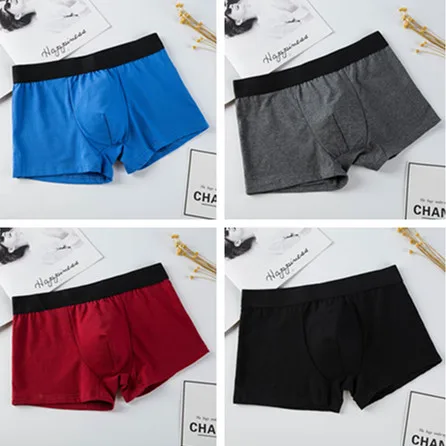 4pcs/lot Mens Boxers Cotton Man Underwear Men Boxer   shorts Panties  Underpants mens cheeky underwear Boxers