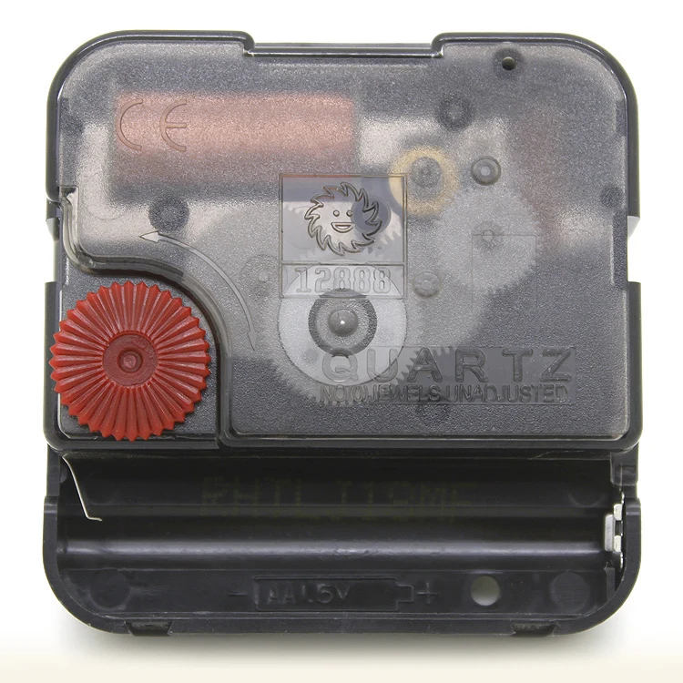 

12888 Clock Accessory Quartz Movement 6mm Black Screw Plastic Sweep Movement With Clock Hand DIY Clock Kits