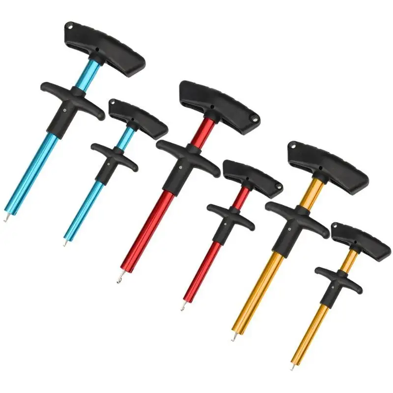 

Portable Aluminum Fish T-type Baits Picker Hook Out Extractor Fishing Tools