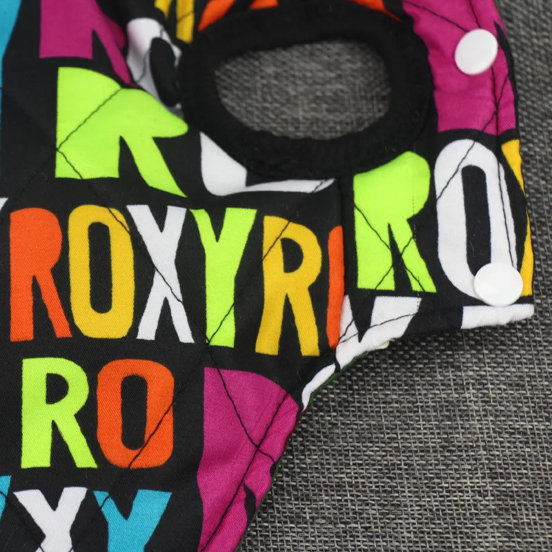 Winter Warm Pet Dog Clothes Letters Camouflage Reversible Coat Jacket For Small Medium Large Dogs Warm Cotton Pet Vest Clothing  11