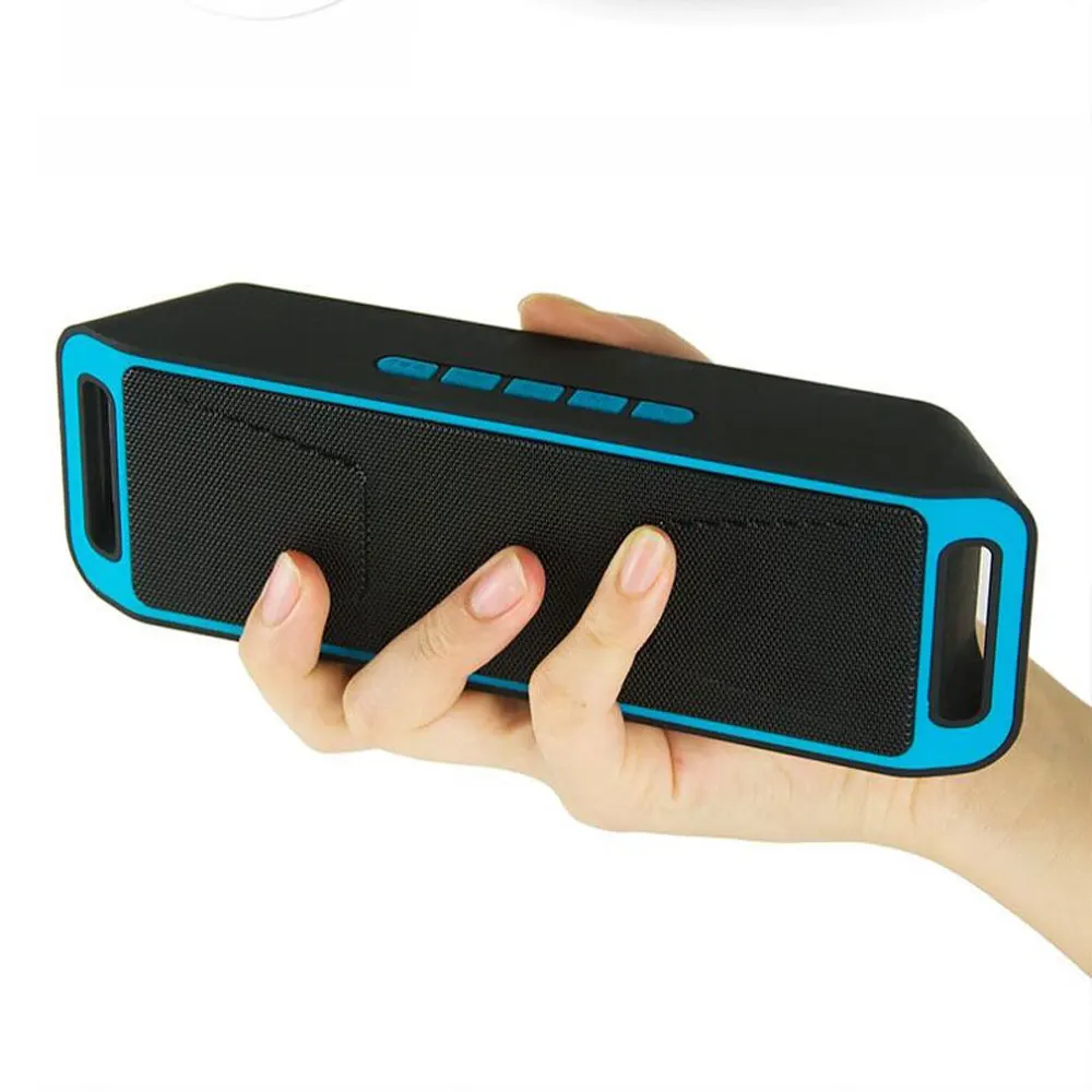 Bolida SC208 Wireless Bluetooth 4.0 Caixa De Som Stereo Subwoofer Speakers TF USB Built-in Mic Dual Bass Sound Box