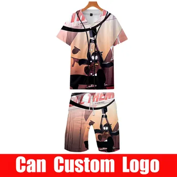 

My Friend Pedro 2019 two piece set jacket and shorts Kpop Fashion new cool print baseball jacket set for men summer streetwear