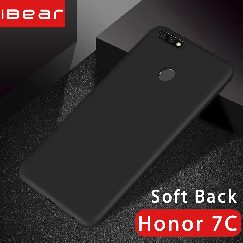 

Huawei Honor 7C Case Honor7C Case Cover Silicone Back mofi Soft Ultra Thin Matte Protect Black Coque 5.99 Huawei Honor 7C Case