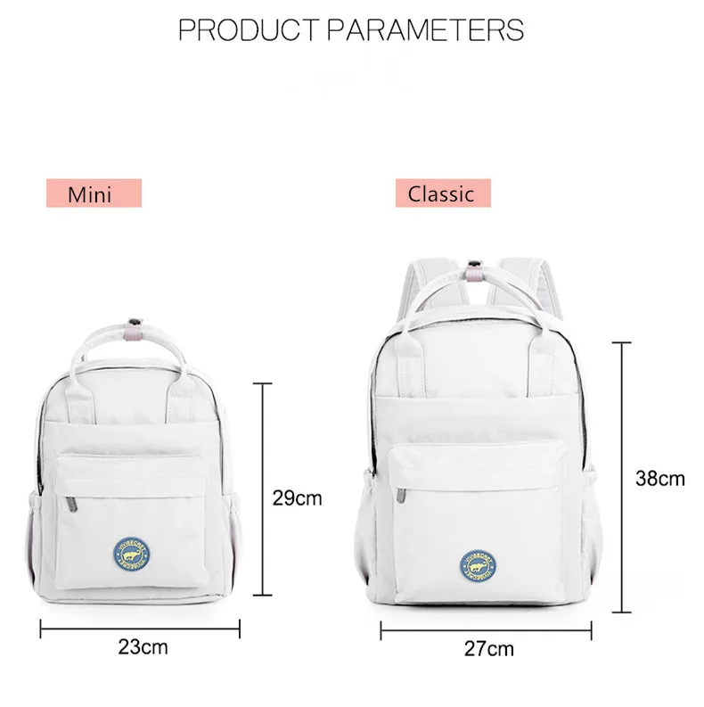 Фирменный дизайн, водонепроницаемый Классический Маленький рюкзак для женщин, удлиненный плечевой ремень, противоугонные школьные сумки, милый мини-рюкзак для леди
