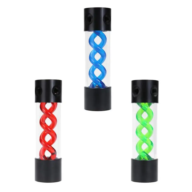 

200mm Length T Virus Rotary Water Cooling Water Tank with L Shape Brackets For PC Liquid Cooling System Computer Components