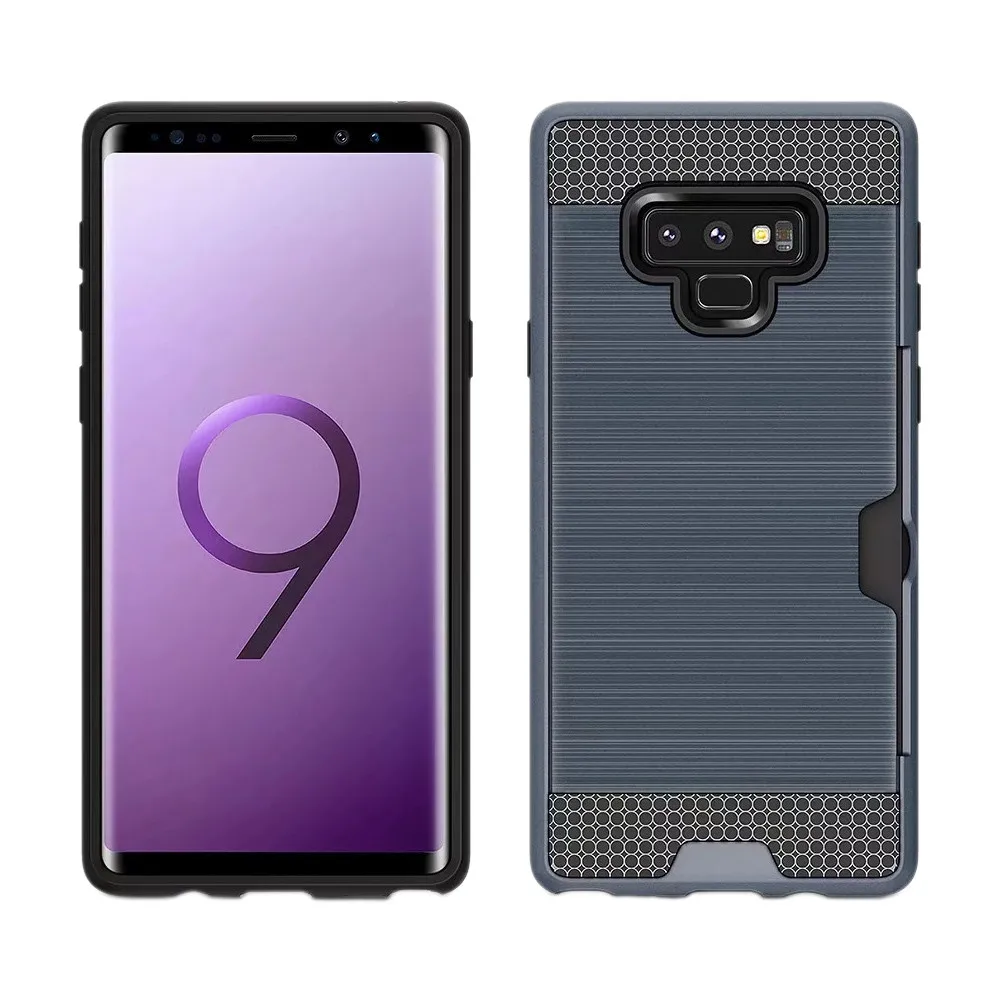 Роскошный Матовый чехол на обложке Note9 для samsung Galaxy Note 9 9 обложки для блокнотов матовые с карманом для карт защитные чехлы - Цвет: F