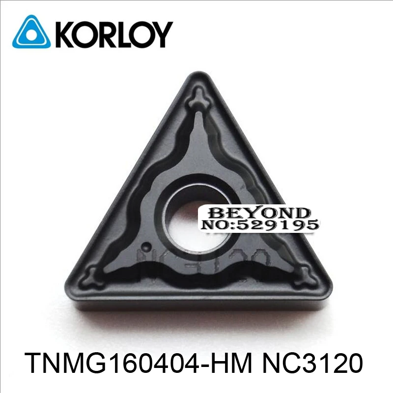 Оригинальные KORLOY TNMG160404-HM TNMG160408-HM NC3120 TNMG 160404 160408 карбидные вставки для сталь, токарный станок резак инструменты CNC токарный станок