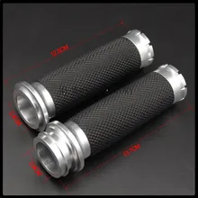 Мотоциклетный алюминиевый руль рукоятки для Harley электронная модель ручки для мотоциклетного руля Серебро