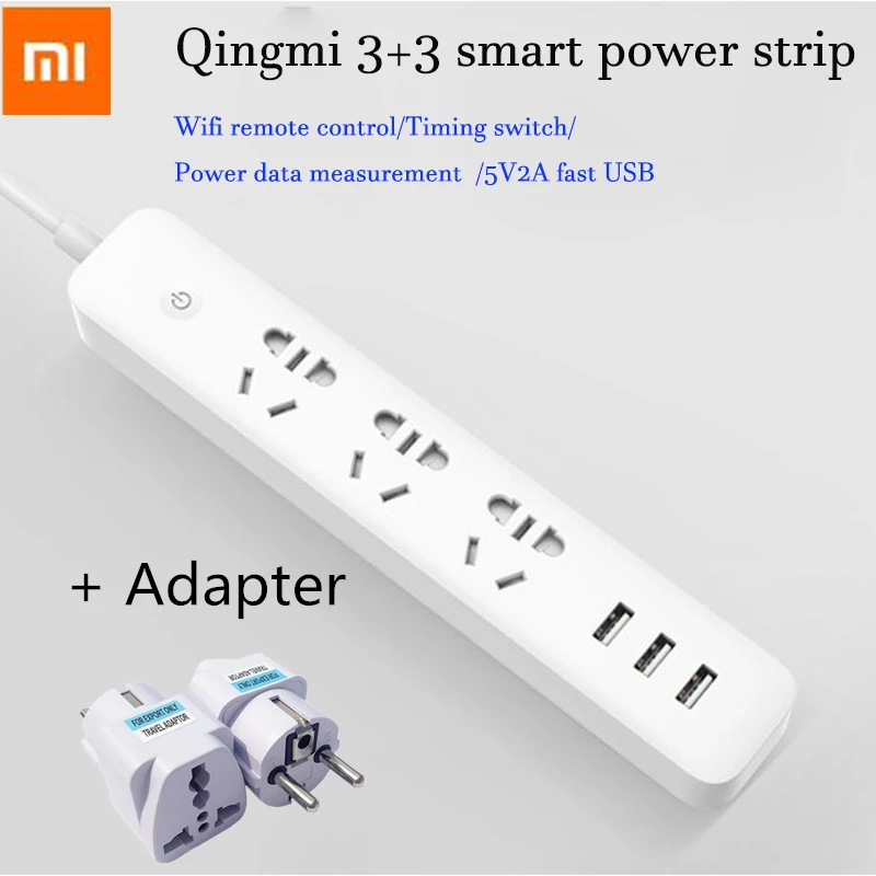 Новое поступление Xiao mi Qing умный дом электрическая розетка Wifi приложение