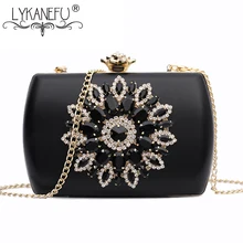 LYKANEFU роскошные женские вечерние сумки, клатчи на день, маленькие сумки на плечо с цепочкой для вечерние, свадебные сумочки, клатч, сумочка