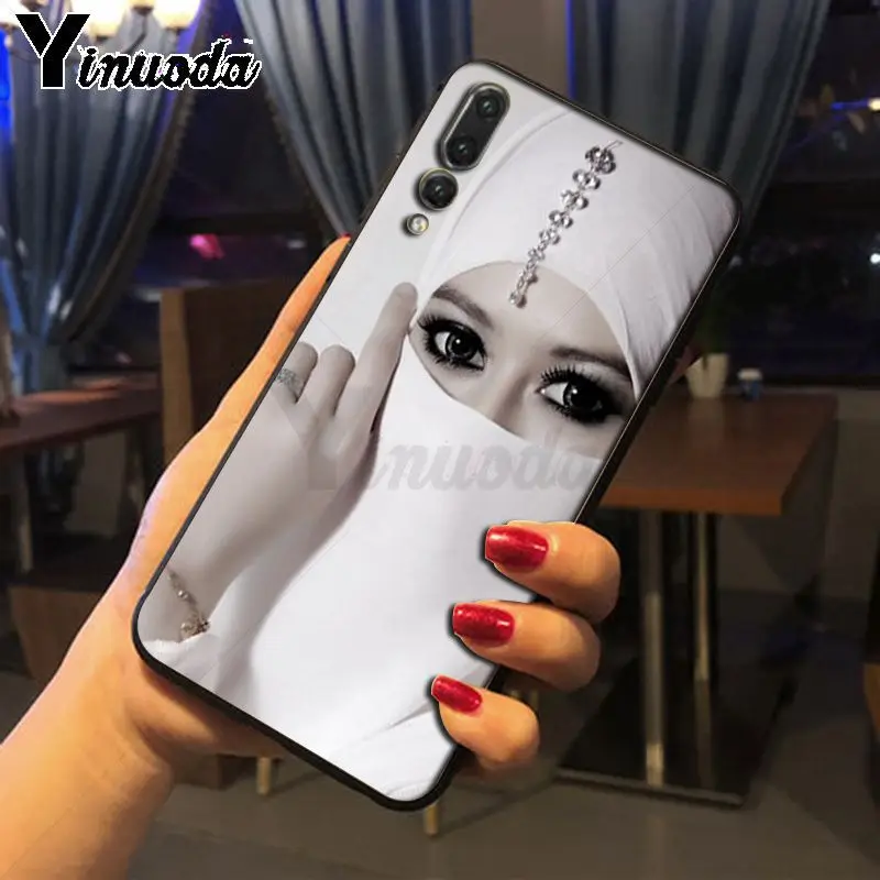 Muslim islamic gril eyes