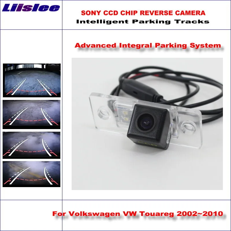 Liislee умная камера для парковки камера заднего вида для Volkswagen Touareg 2002~ 2010 резервного копирования Обратный NTSC RCA AUX HD SONY CCD