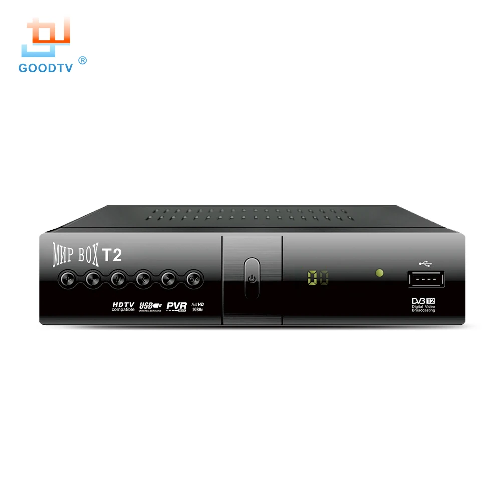 

New DVB-T2 TV Receiver H.264 1080P HD MNP Box Ali 3821/Novatek 78306 MPEG-4 LED Display Smart TV Box Media Player