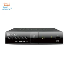 New DVB-T2 TV Receiver H.264 1080P HD MNP Box Ali 3821/Novatek 78306 MPEG-4 LED Display Smart TV Box Media Player