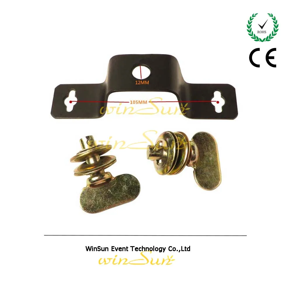 

Litewinsune 8xLOT DMX Stage Lighting Accessories Installing Parts Omega Holder and Quick-Lock Fastener for Beam Moving Heads