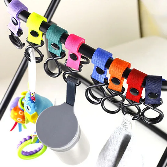 

Baby Trolley Car Hook Multipurpose Child Convenient Mummy 360 Degree Rotation Hanging Hooks Stroller Accessories