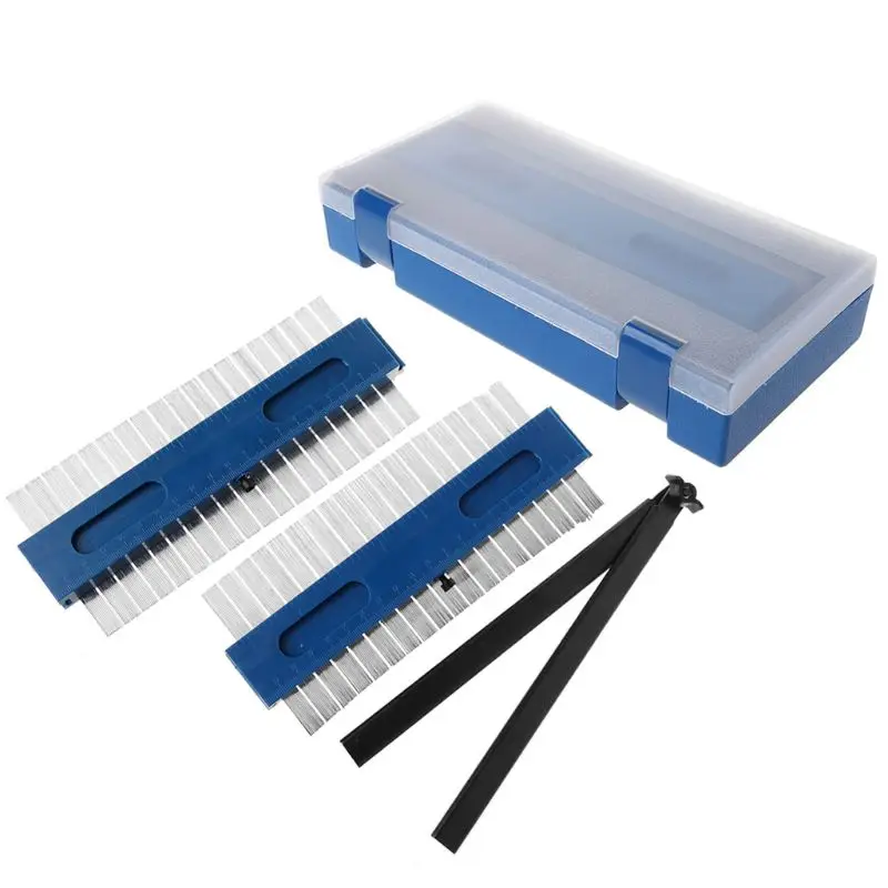 

Contour Profile Gauge Duplicator Set Laminate Tile Ruler Edge Shaping Tool Kit Accessories
