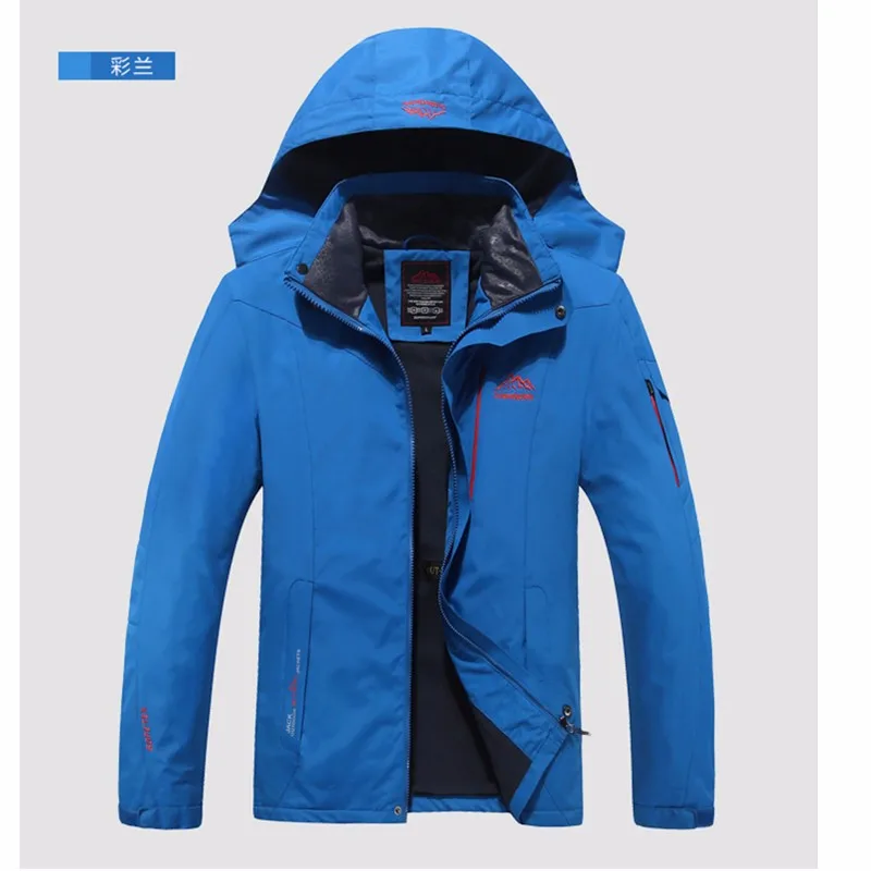 Бренд Толстая зимняя куртка Для мужчин ветрозащитный капюшон парка Для мужчин S Куртки и Пальто для будущих мам на открытом воздухе бурелом пальто плюс Размеры