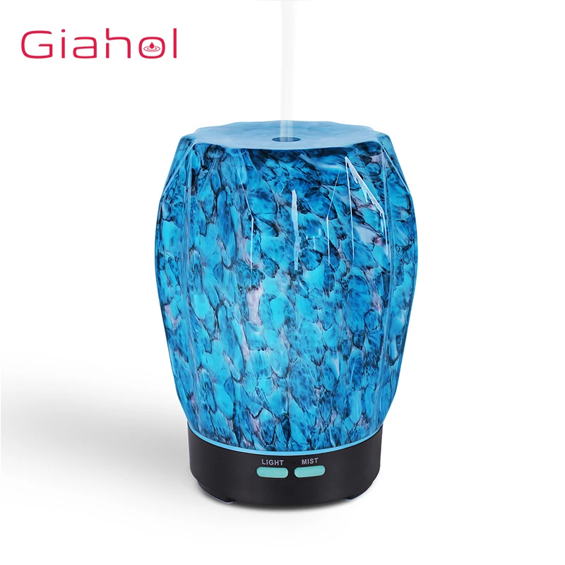 

3D Marble LED Night Light Aromatherapy Essential Oil Diffuser 100ml Ultrasonic Aroma Diffuser Humidifier For Home Office