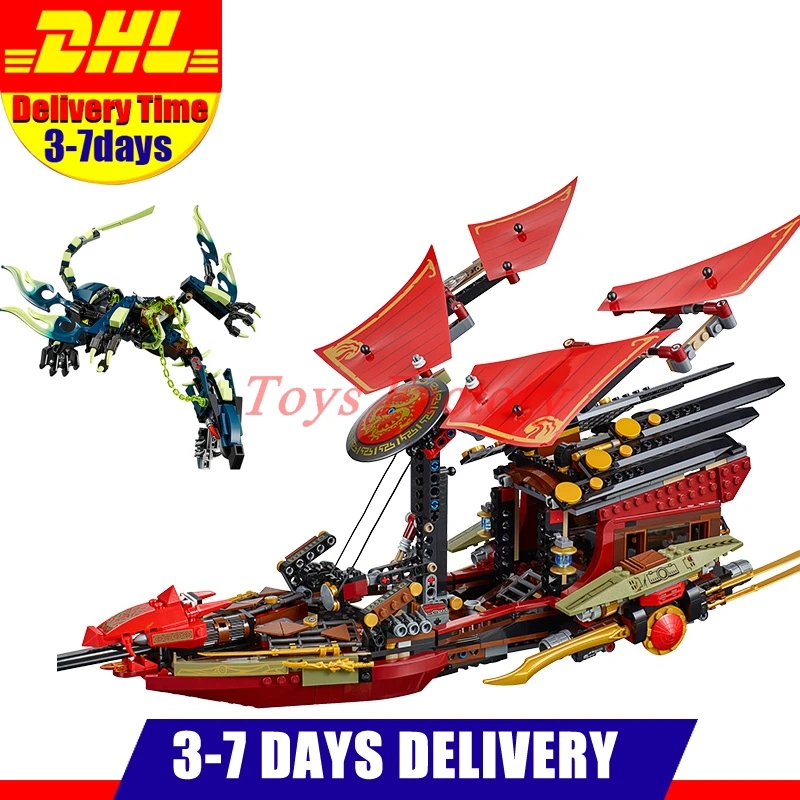 

IN STOCK LEPIN 06020 1325pcs Final Fight of Destiny's Bounty Building Blocks Compatible 70738 Brick Toy