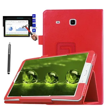

XSKEMP Shockproof Tablet Flip Fold Stand PU Leather Protector Case Cover For Microsoft Surface Pro 4 12.3 + Tempered Glass Film