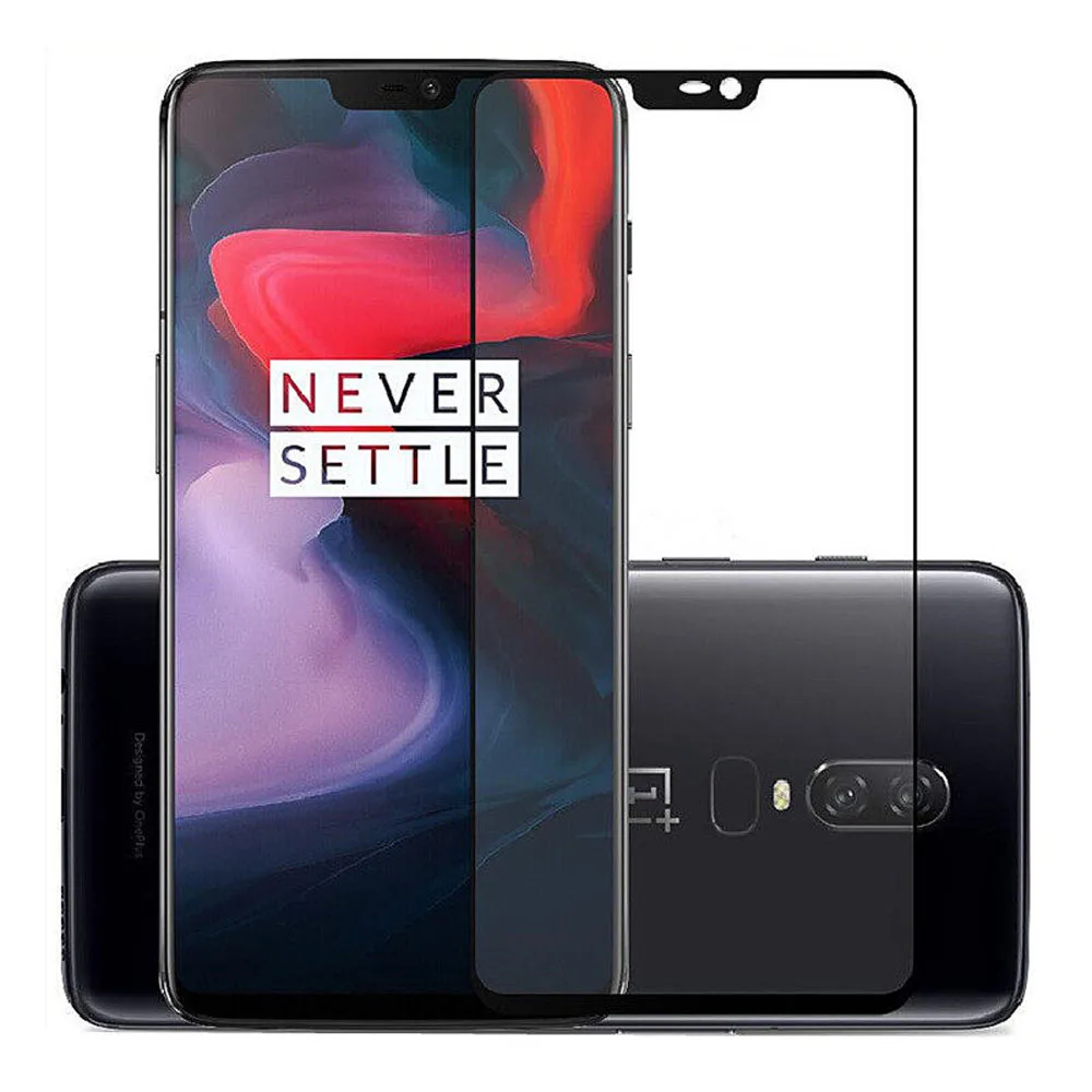 Full Cover Tempered Glass Screen Protector For Oneplus 6 Ultra Thin