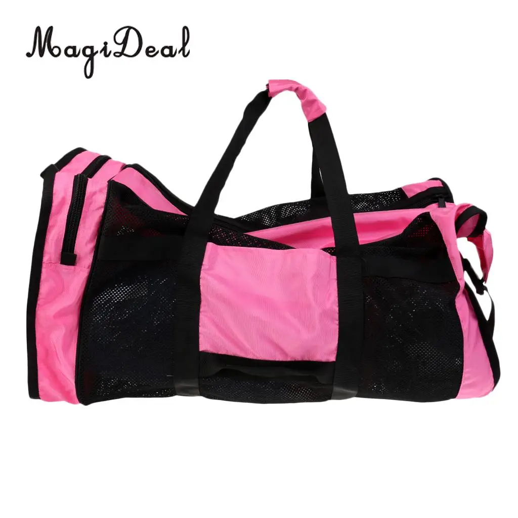 MagiDeal Foldable Heavy Duty Mesh Dive Bag Duffel Bag Storage Pouch for Diving Scuba Water Sports Dreediving Gear Equipment