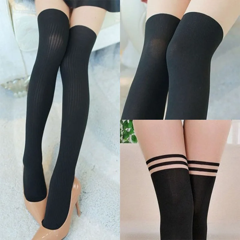 Женские шелковые колготки облегающие до колена|stocking lace|women silk stockingsstocking cream |