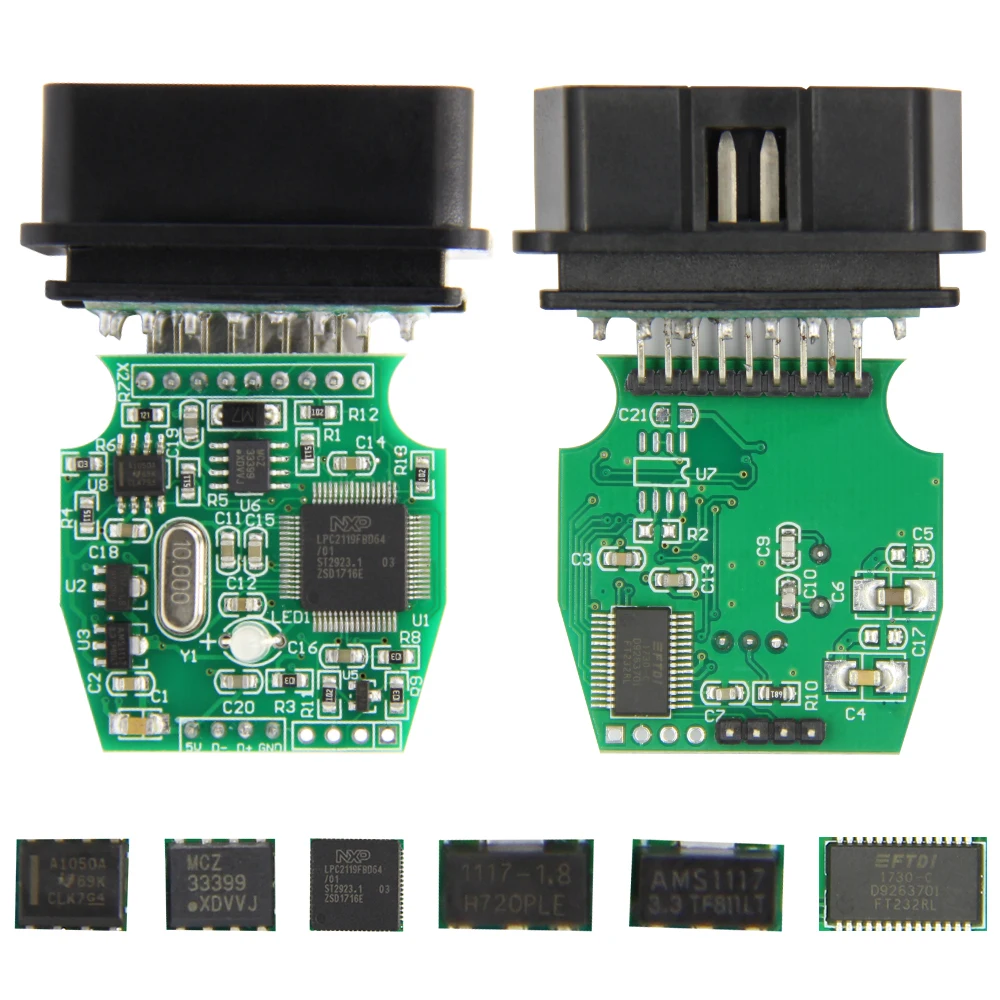 Последний V13.00.022 мини VCI интерфейс для TOYOTA TIS Techstream MINI-VCI FT232RL чип J2534 OBD2 Диагностический кабель