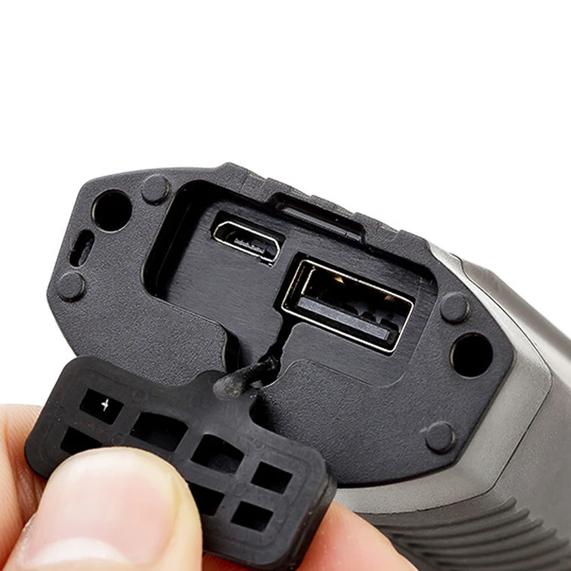 Best MTB 500 LM USB Bike Light 2x LED Lamp Bicycle Lights With Rechargeable Battery Cycling Front Light +Handlebar Mount 8