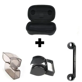 

4 in 1 for Spark Accessories Lens Cap Hood Sun Shade Camera Cover Protector Transport Clip Remote Controller Case for DJI SPARK