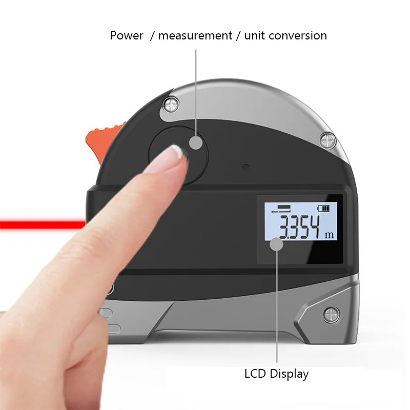 laser distance meter range finder 30M laser tape measure digital retractable 5m laser rangefinder Ruler Survey tool laser distance meter range finder 30M laser tape measure digital retractable 5m laser rangefinder Ruler Survey tool