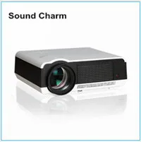 Free shipping !Best 5500Lumens  Digital TV Led Projector 1080P Android 4.4.2 WiFi Smart HD LCD Video 3D Proyector for European