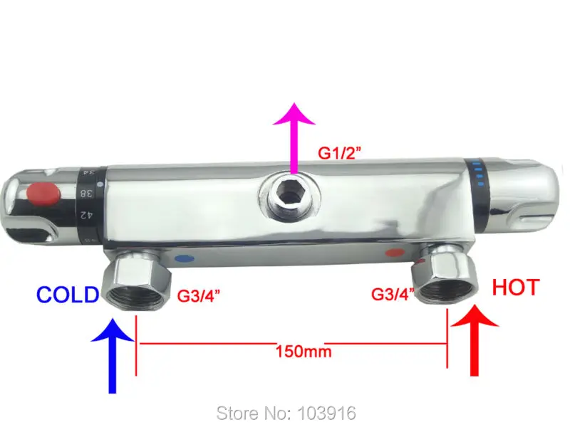Free Shipping!!! 1 Unit of thermostatic mixer valves , mixing valve