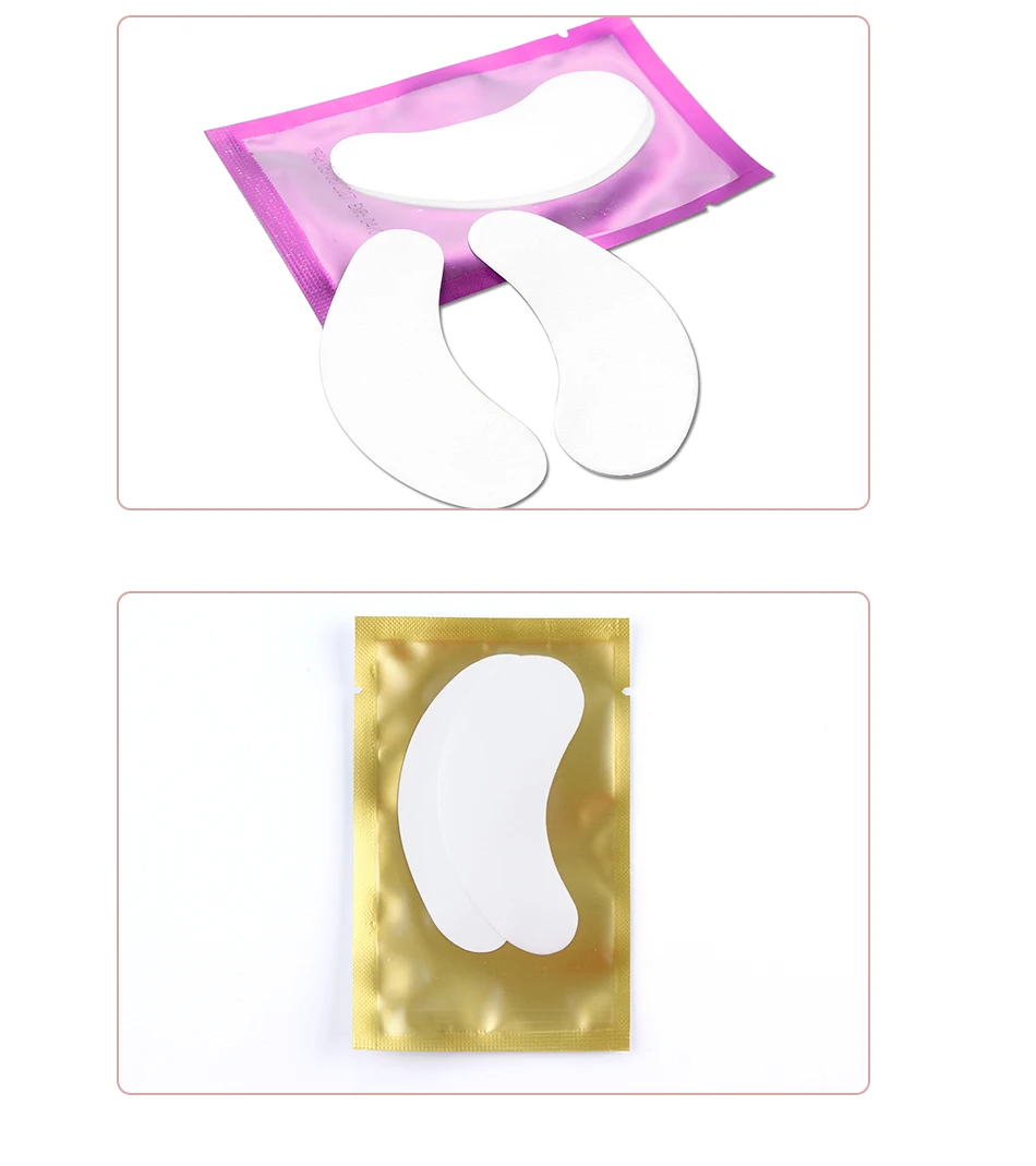 Pares de Almofadas de Papel para Extensão de Cílios sob os Cílios de Olho Almofadas de Maquiagem Remendos de Lash de Olho Dicas de Extensão Olho Enxertada Cílios Stic 200 de 11 High Quality Beleza e saúde