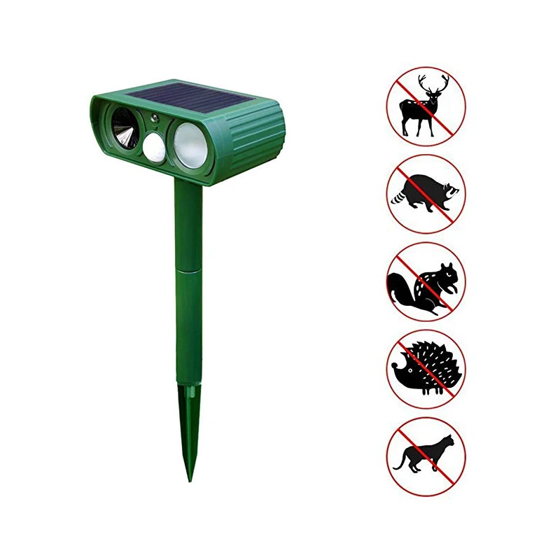 New Animal Repeller Dog Repellent, Outdoor Solar Powered and