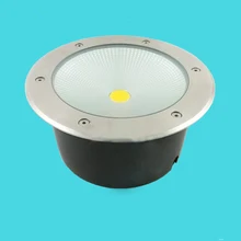 16 шт./лот 12 Вт светодиодный COB подземный свет AC110V 220V Открытый IP67 Водонепроницаемый зарытый свет освещение для сада